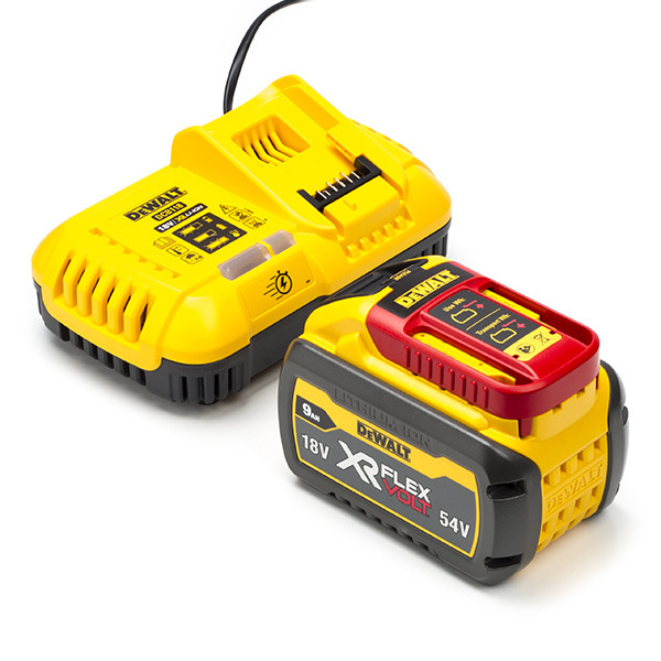 Starterset DeWalt DCB547 XJ XR FlexVolt accu lader 18V 54V 9.0Ah origineel